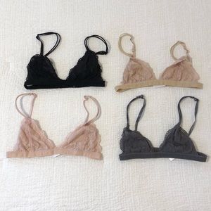 4 Bralettes